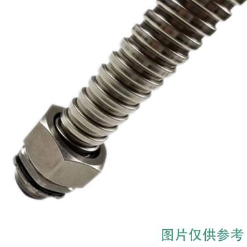巨尔达 不锈钢外螺纹金属软管接头φ20mm G1 JED-XY-100720HN