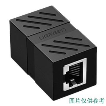 绿联 RJ45网络双通头仅支持中通圆通韵达，其他请提前沟通； NW114-20390 黑色单个装