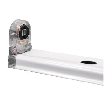 雷士 LED T8空包支架含平盖，适配单支双端进电T8灯管 NDL481ES-19-1200mm