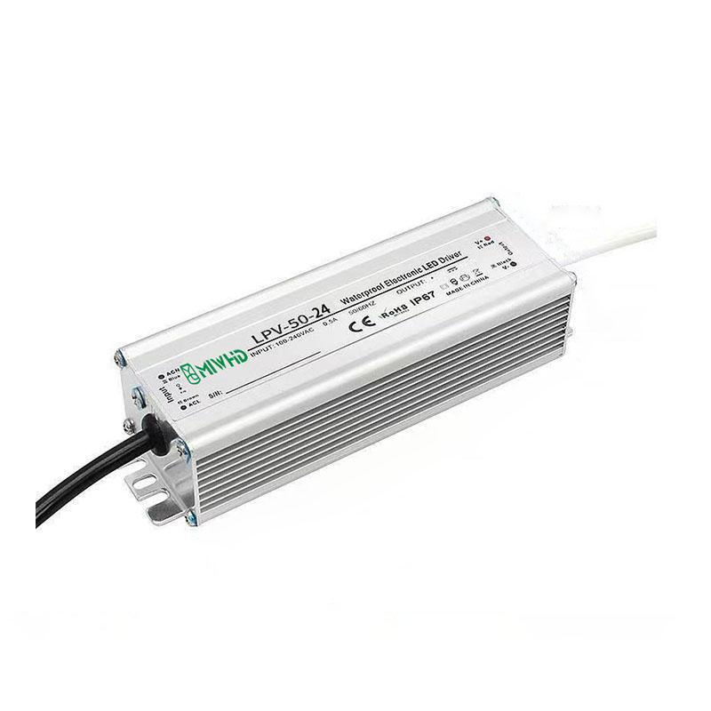 梅兰日兰 LPV-50系列LED防水恒压型开关电源50W 24V 0-2.1A LPV-50-24V
