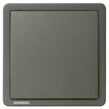 SIEMENS/西门子 10AX 一位双控开关烟金灰 致典 Adela系列 5TA14133NC06