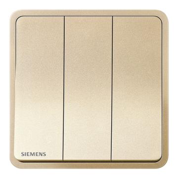 SIEMENS/西门子 16AX三位双控开关日曜金 睿绎 Zita系列 5TA11333NC03