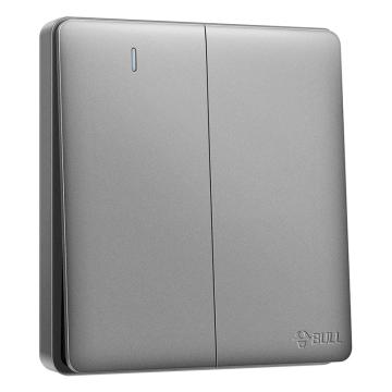 公牛 面板开关二位双控带荧光开关 G28K212C