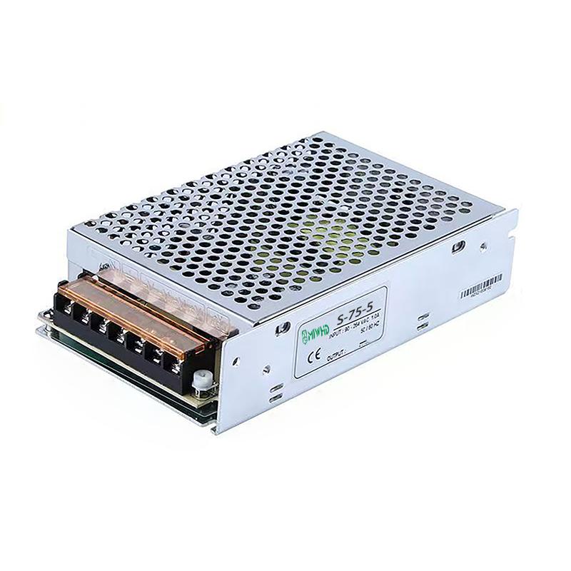 梅兰日兰 S-75系列单组输出开关电源75W 5V 0~15A S-75W-5V