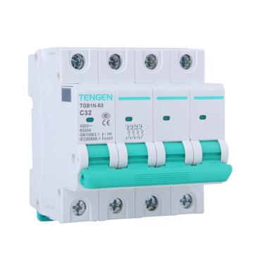 天正电气 微型断路器 TGB1N-63 4P C63
