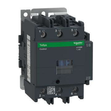 施耐德 TeSys D系列三极交流控制接触器95A，380V，三极 LC1D95Q7C
