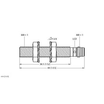 TURCK/图尔克 接近传感器 BI2-EG08-AP6X-V1131