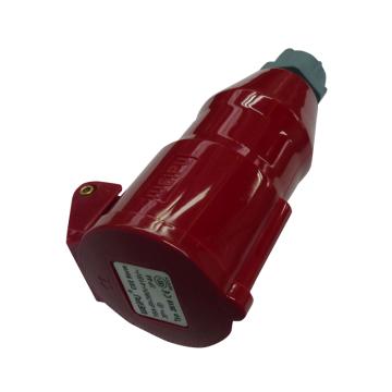 WEIPU/威浦 TYP系列工业连接器4P 16A 400V IP44 红色 2618