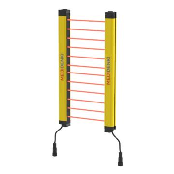 明治 安全光栅轴间距40mm，轴数：8个，检测距离：0.1-6m，保护高度：280mm，光幕长度：313.1mm BSL40-T0806NC