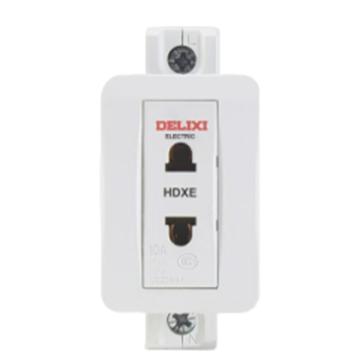 DELIXI/德力西 HDXE 模数化插座*单相两极 10A TM HDXE210