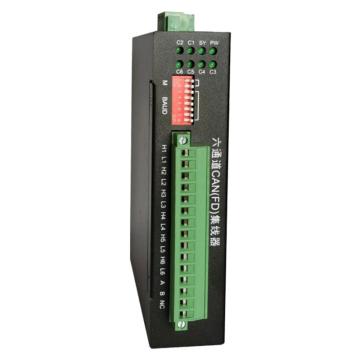 三格电子 CAN通信六通道CANFD集线器 SG-CAN(FD)Hub-600