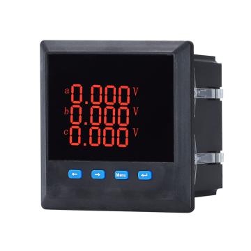 梅兰日兰 三相数显电压表SUPU12-3V，MLRL19SUPU12-3V 220v 1A-5A SUPU12-3V
