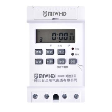 梅兰日兰 时控开关定时器KG316T，KG316TKG316T 380V 30A 380V 30A KG316T 380V 30A