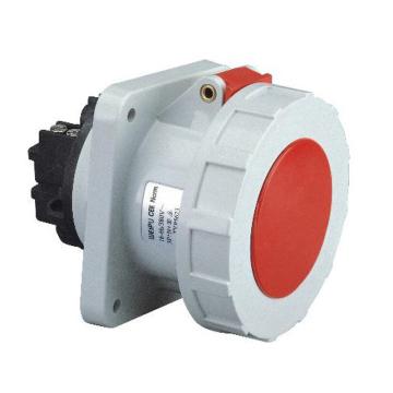WEIPU/威浦 TYP系列暗装直式工业插座5P 63A 400V IP67 红色 5924