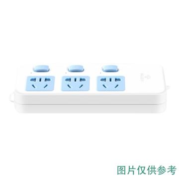 公牛 接线板基础系列，分控开关(新国标)，3位 314W(CF) E0