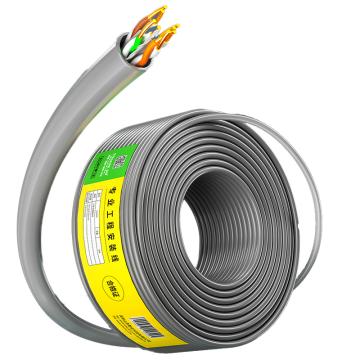 SAMZHE CAT5E超五类非屏蔽纯铜网线灰色 305米/箱 SZ-A5305(0.48mm) 灰色