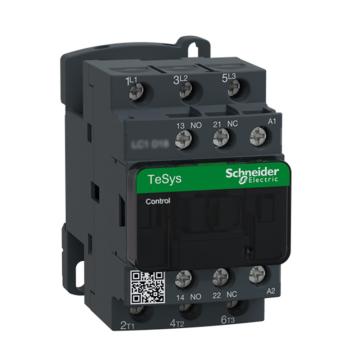 施耐德 TeSys D系列三极交流控制接触器18A，110V，三极 LC1D18F7C