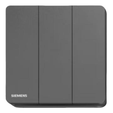 SIEMENS/西门子 16AX 三位双控开关睿致系列 灰色 5TA81343NC05
