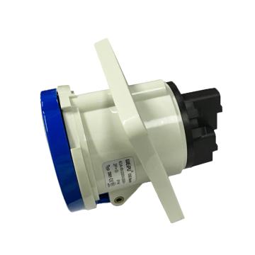 WEIPU/威浦 TYP系列暗装斜式工业插座3P 63A 230V IP44 蓝色 3901