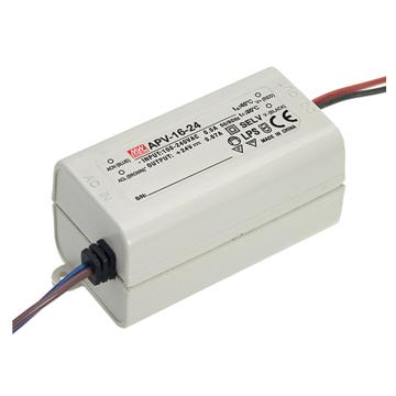 明纬 IP42防水开关电源 APV-16-24