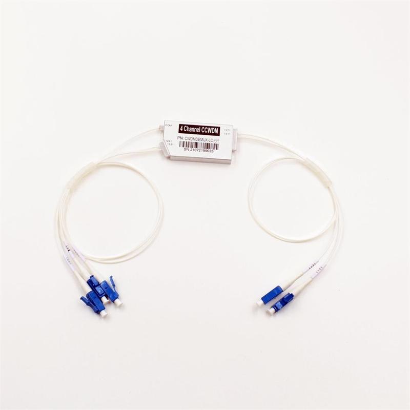 厚创 1x4CWDM DEMUX-LC光纤 波长值:1271/1291/1311/1331，0.3米 51106D4L