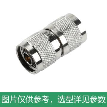 海乐 N型对接头公对公馈线接头N-JJ手机信号放大器接头纯铜材质 2M-N