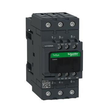 施耐德 TeSys D系列三极交流控制接触器50A，220V，三极 LC1D50AM7C
