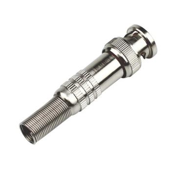 海乐 2M两兆头BNC/Q9(75-5)视频接头公头同轴电缆接头DDF射频线连接器 2M-BNC-5