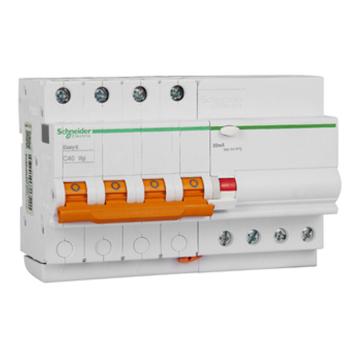 施耐德 EA9R 漏电保护断路器 4P C40A/30mA/A类 EA9RN4C4030CA