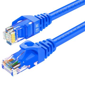 创乘 CAT6六类千兆非屏蔽纯铜网络跳线蓝色 2米 CC010-2BU