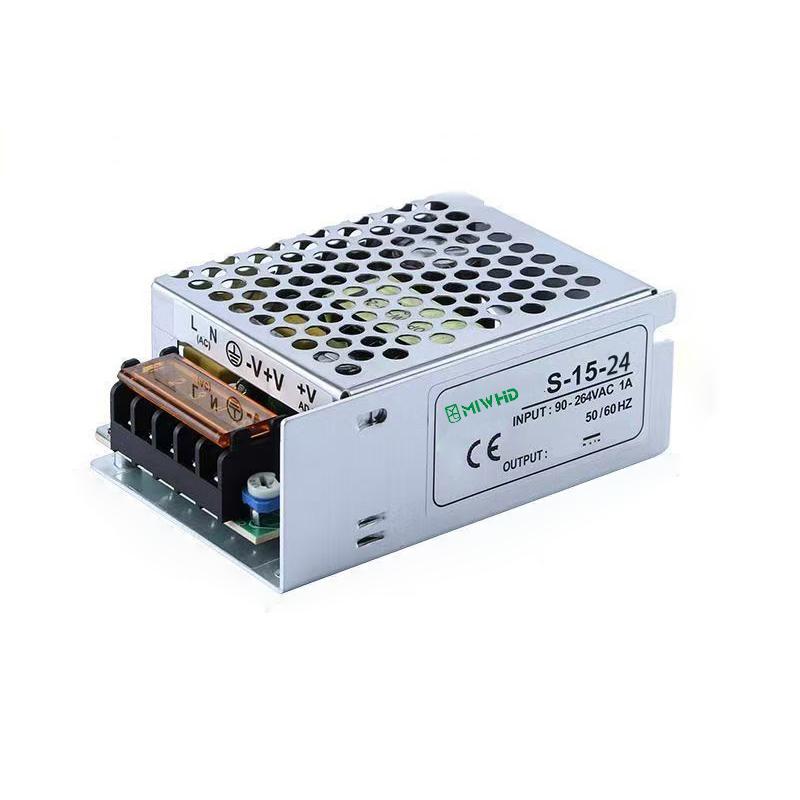 梅兰日兰 S-15系列单组输出开关电源15W 24V 0~0.7A S-15W-24V