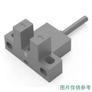 明治 槽型光电传感器L型，4线式（检测到物体灯亮），2米线，槽宽5mm，槽深8.5mm，NPN SL-305N-W