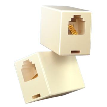 山泽 电话直通头 RJ11 一分二分线器 SZ-6002