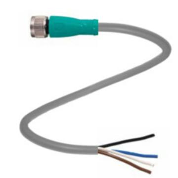 倍加福 P+F 插头 V1-G-2M-PVC 24V 1A 4P