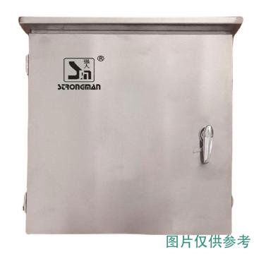 华强电器 室外配电箱 尺寸45*35*20，铁的，外面塑漆，不开孔