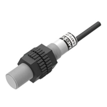 明治 圆柱型电容式传感器M12，3线式，线缆2m，检测距离3mm，NPN（常开），齐平安装，树脂外壳 CKF12-03NO