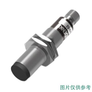 明治 圆柱型接近传感器M12，3线式，线缆2m，检测距离10mm，NPN（常开），非齐平安装 TYN12-10NO