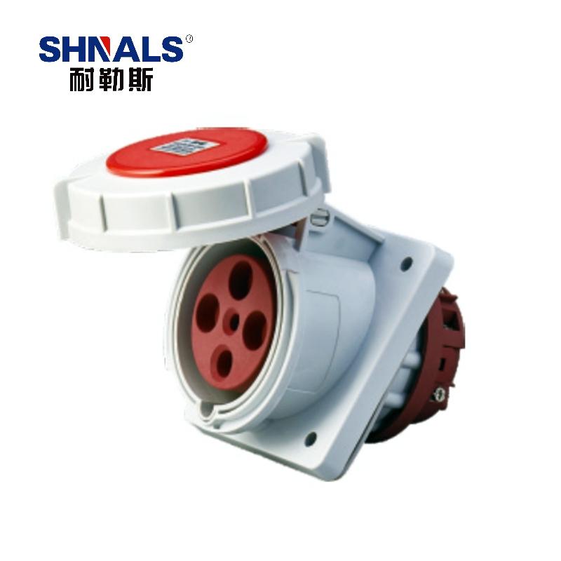 SHNALS 暗装斜插工业插座四芯125A NLS-212