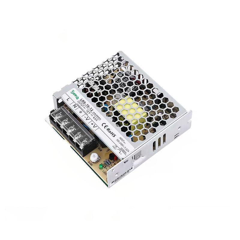 梅兰日兰 LRS-75系列超薄高效性开关电源75W 12V 0~6.3A LRS-75W-12V