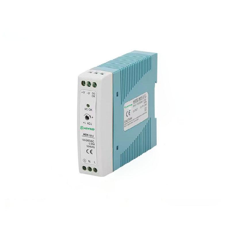 梅兰日兰 MDR-10系列导轨型单组输出开关电源10W 5V 0-2A MDR-10-5V