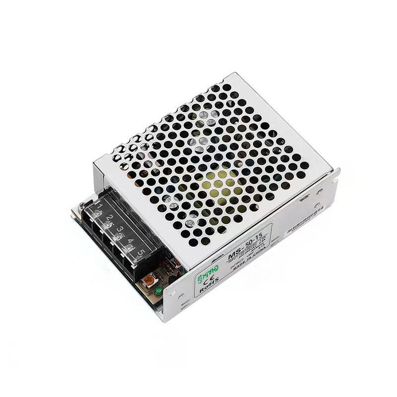 梅兰日兰 MS-50系列迷你型单组输出开关电源50W 15V 0~3.4A MS-50-15V
