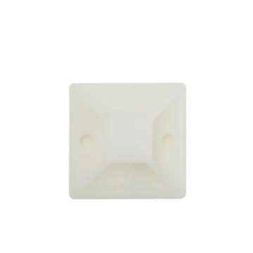 Raxwell 粘式扎带固定座20*20，可钉定，线宽6.2mm RECM0001