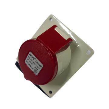 WEIPU/威浦 TYP系列暗装斜式工业插座5P 16A 400V IP44 红色 3623