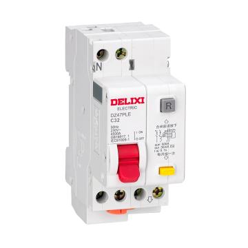DELIXI/德力西 微型剩余电流保护断路器DZ47PLE 1P+N（N极可开闭） C 40A DZ47PLEC40