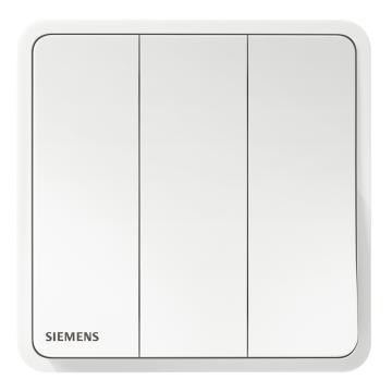 SIEMENS/西门子 16AX三位双控开关辰曦白 睿绎 Zita系列 5TA11333NC01