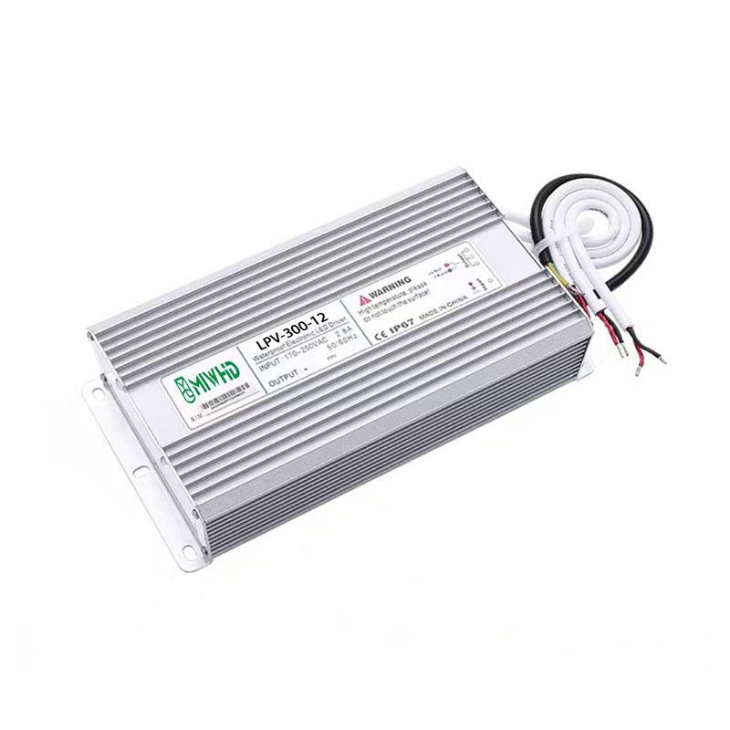 梅兰日兰 LPV-300系列LED防水恒压型开关电源300W 12V 0-25A LPV-300-12V
