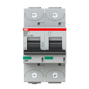 ABB S800PV-S 光伏发电专用微型断路器10232224 S802PV-SP80