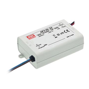 明纬 IP42防水开关电源 APV-35-24