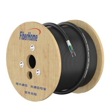 FiberHome 中心管式轻室外铠装光缆8芯单模电信级光纤线，100米倍数下单 GYXTW-8B1.3