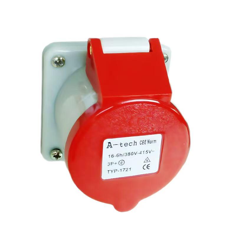A-TECH CEE 暗装直列插座 IP44 32A3P 1726Z